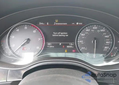 2013 Audi S6 4.0T Prestige z USA, uszkodzony, nr VIN WAUJ2BFCXDN089139